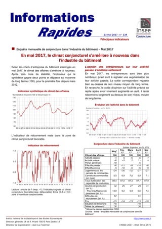 Institut national de la statistique et des études économiques http://www.insee.fr
Direction générale 18 bd A. Pinard 75675...