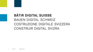 14 Bâtir digital Suisse20 Juin 2017
 
