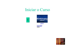 Iniciar o Curso 