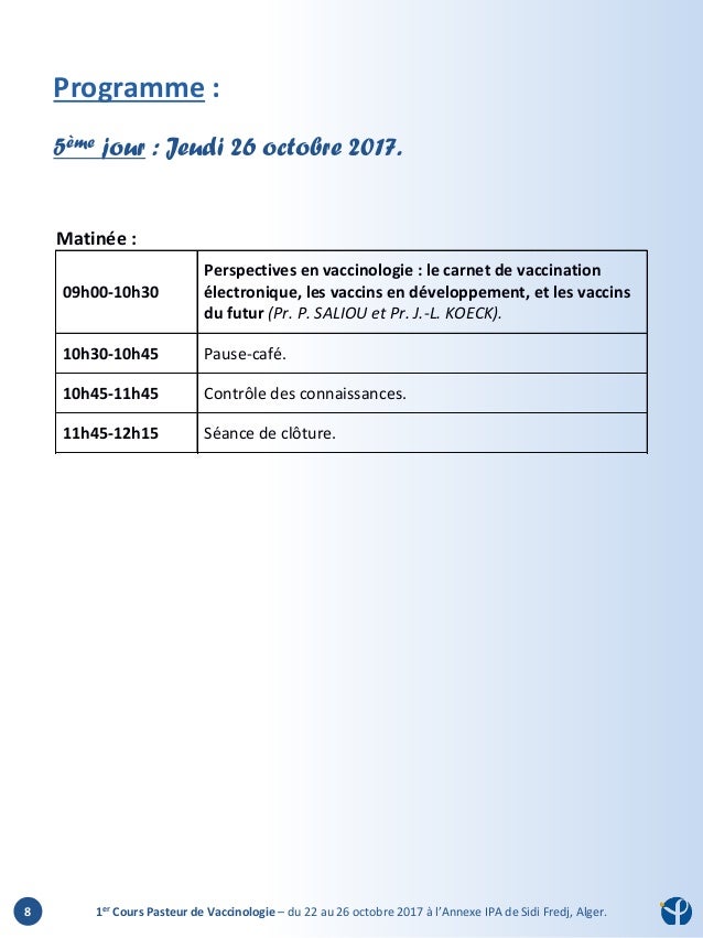 diplome universitaire vaccinologie