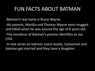 Batman | PPTX