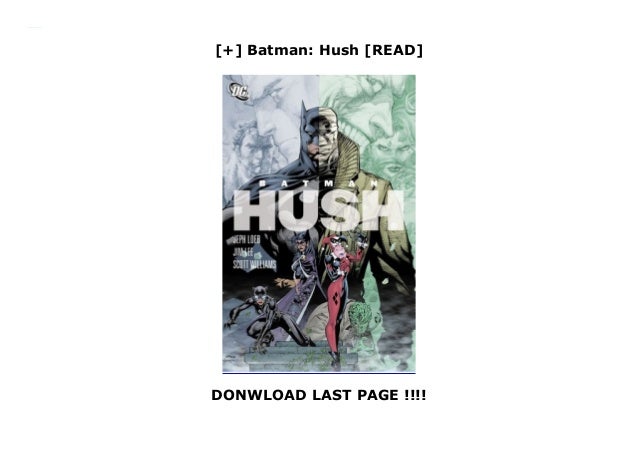 Batman Hush Read