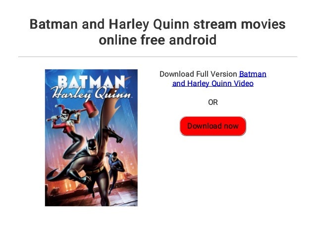 Batman And Harley Quinn Stream Batman And Harley Quinn Stream