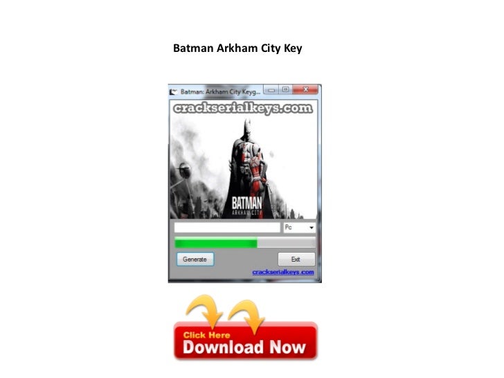 Batman arkham city key code