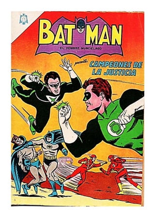Batman campeones de la justicia, revista completa, 05 agosto 1965 novaro