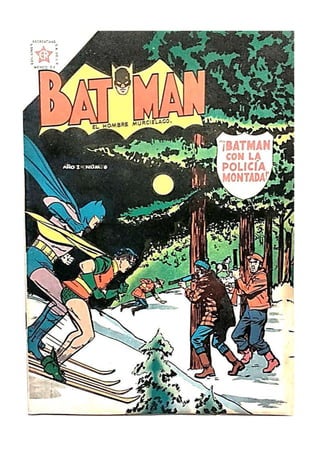 Batman con la policía montada, julio 1954, revista completa
