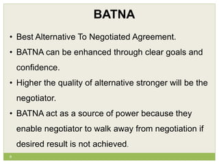 Conceptual Instruments of Negotiation | PPTX