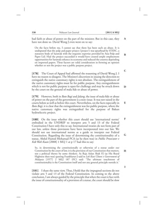 Bato Bagi & Ors v Kerajaan Negeri Sarawak and another appeal [2011] 6 ...