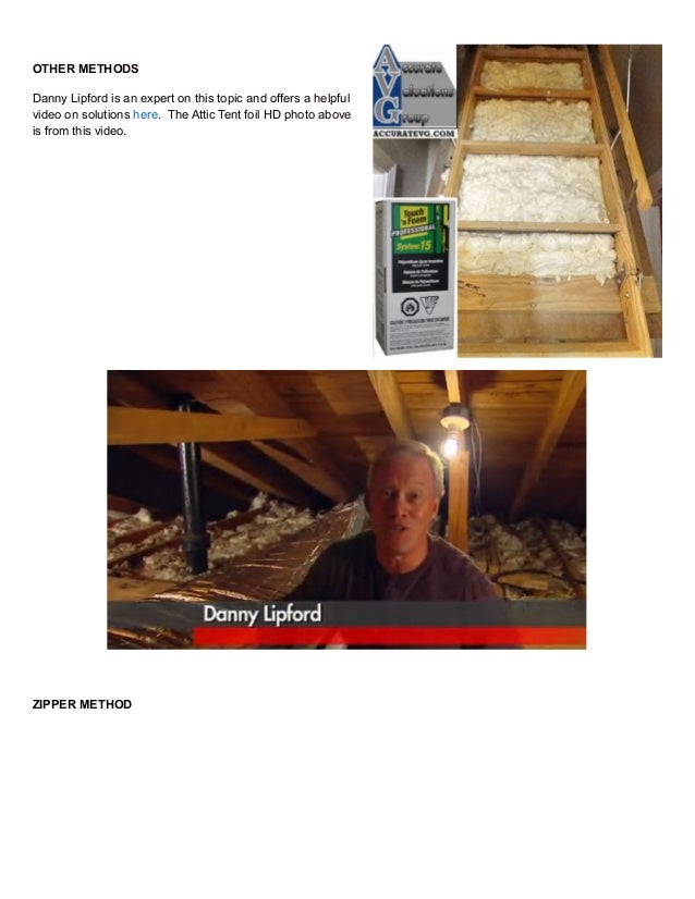 Baton Rouge Home Appraiser Tips On Insulating Attic Drop Stairs