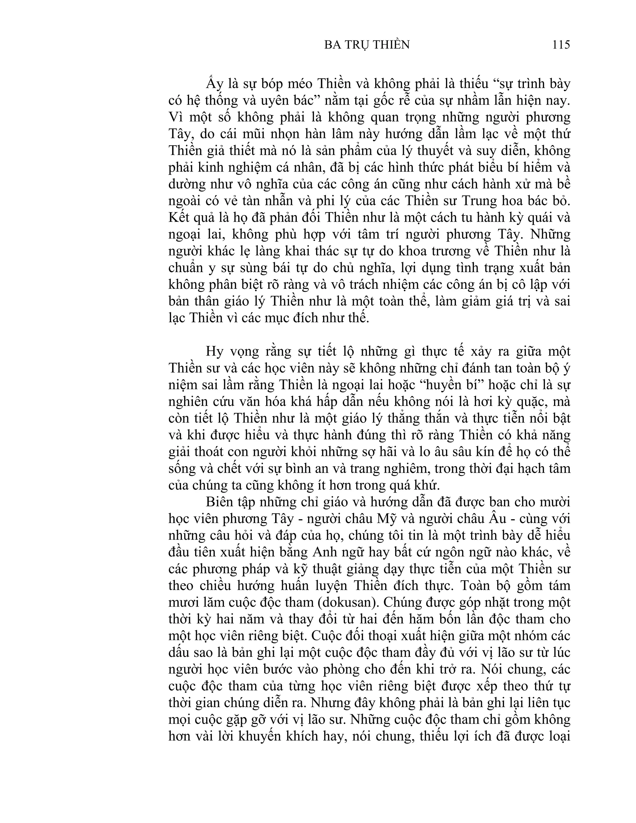 Ba Trụ Thiền (Philip Kapleau)