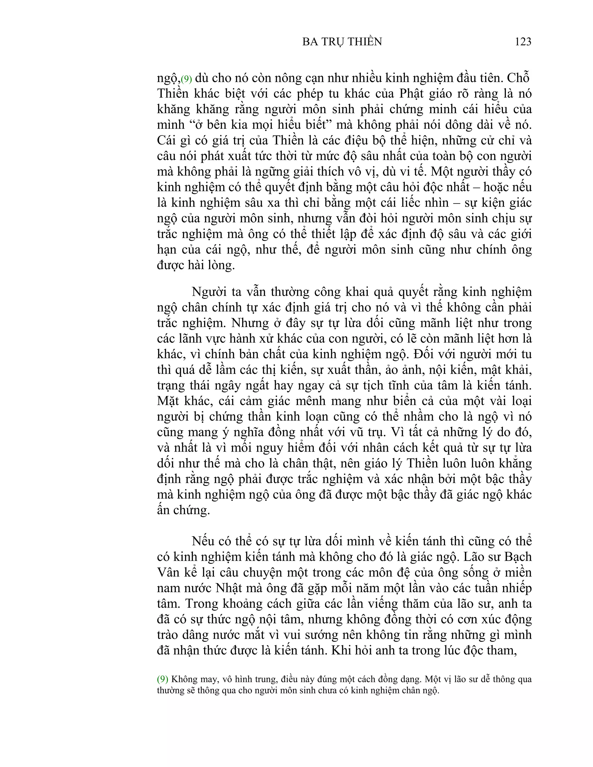 Ba Trụ Thiền (Philip Kapleau)