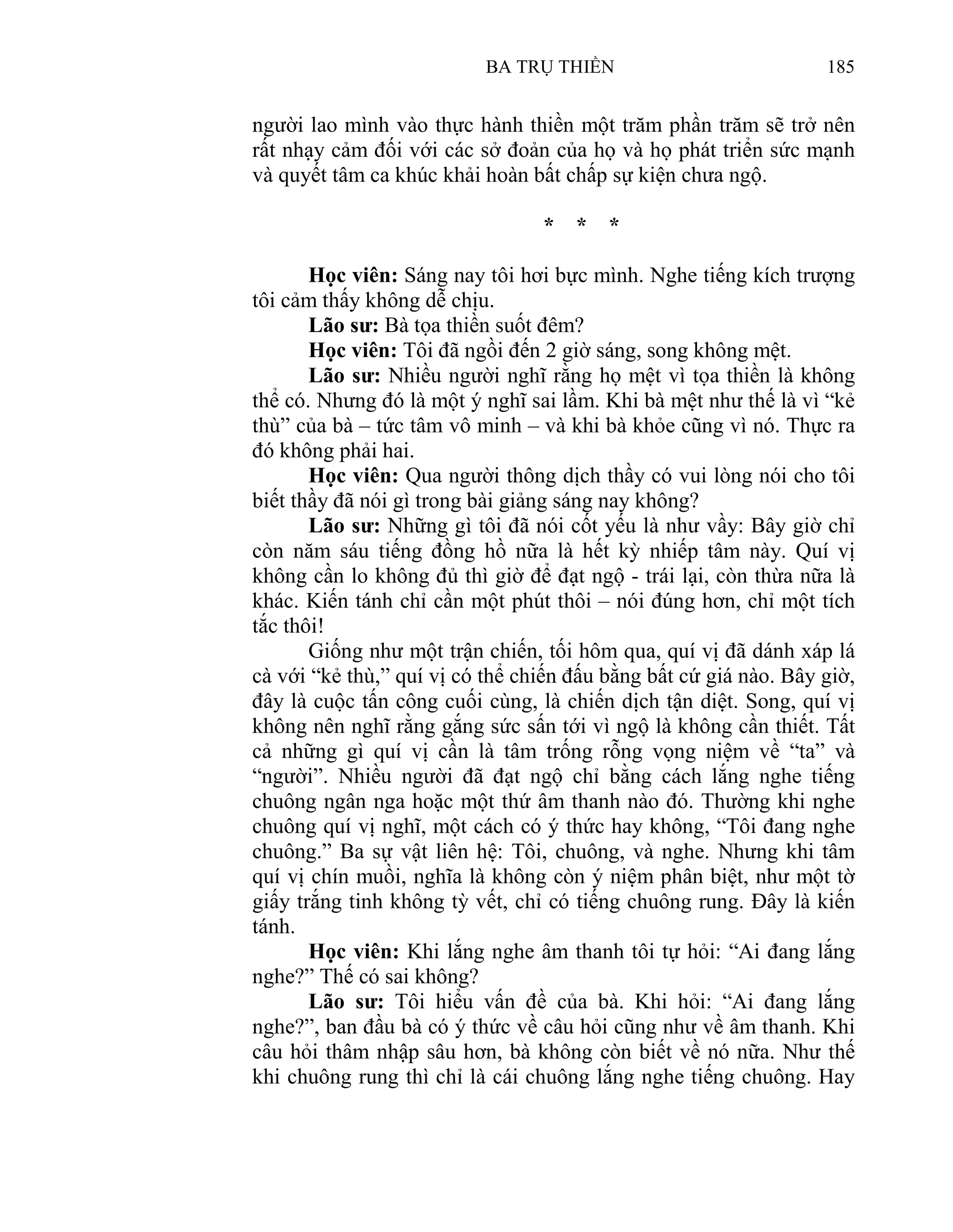 Ba Trụ Thiền (Philip Kapleau)