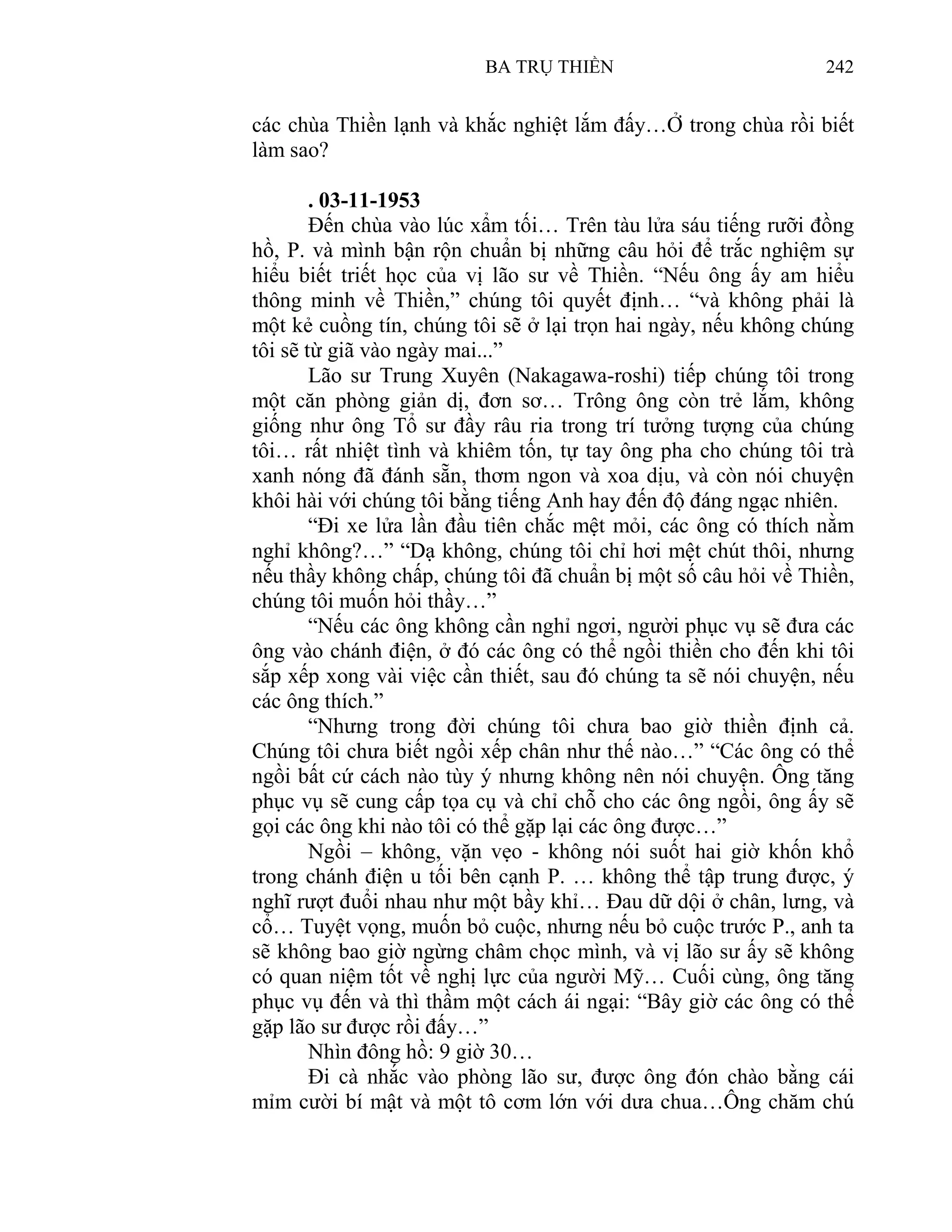 Ba Trụ Thiền (Philip Kapleau)