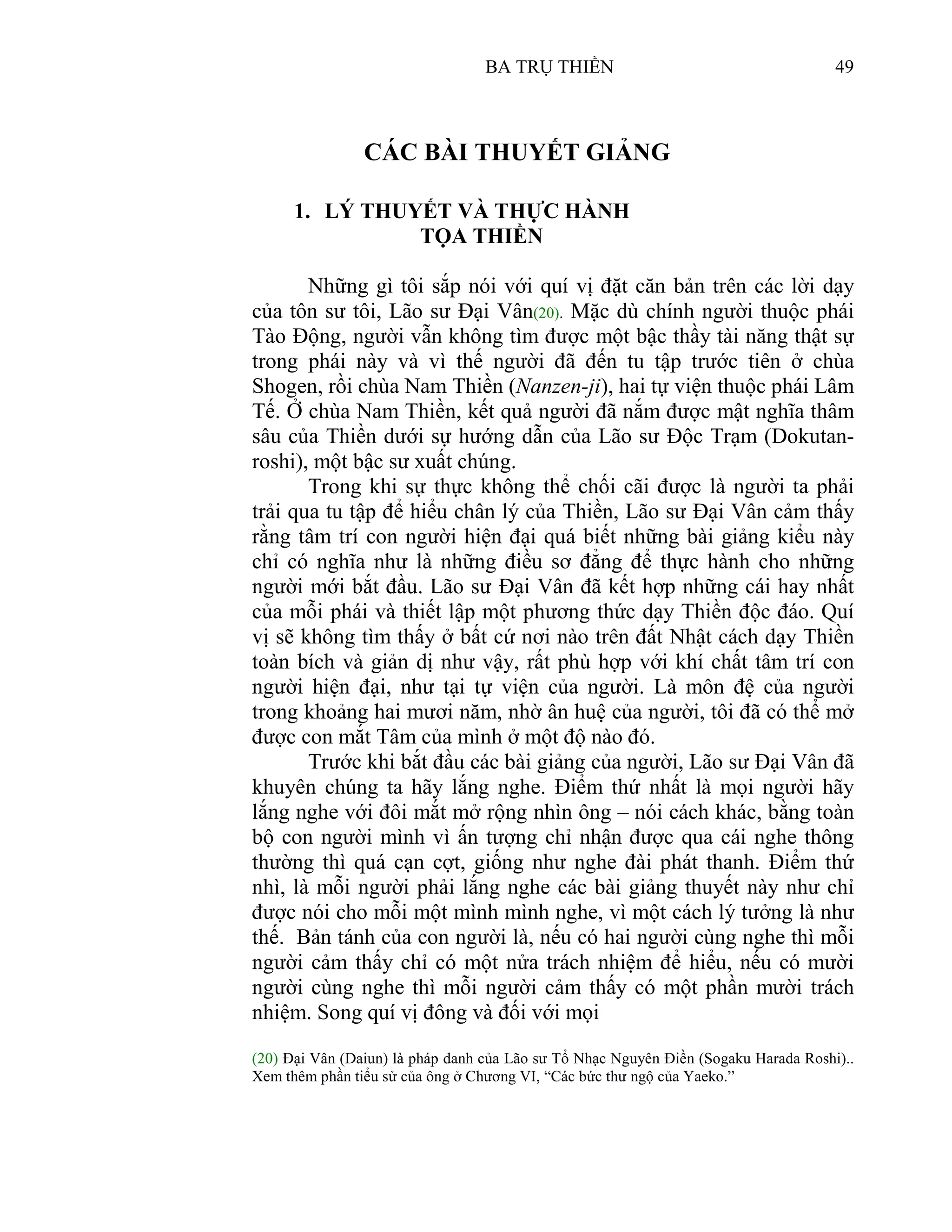 Ba Trụ Thiền (Philip Kapleau)