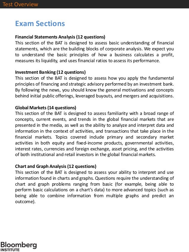 Bat Sample Questions