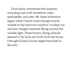 Bats In The Attic(fictional story)