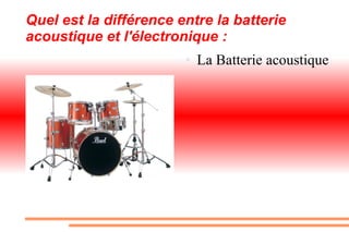 Quelles sont les différences entre une batterie électronique et une batterie  acoustique ? - Batterie électronique