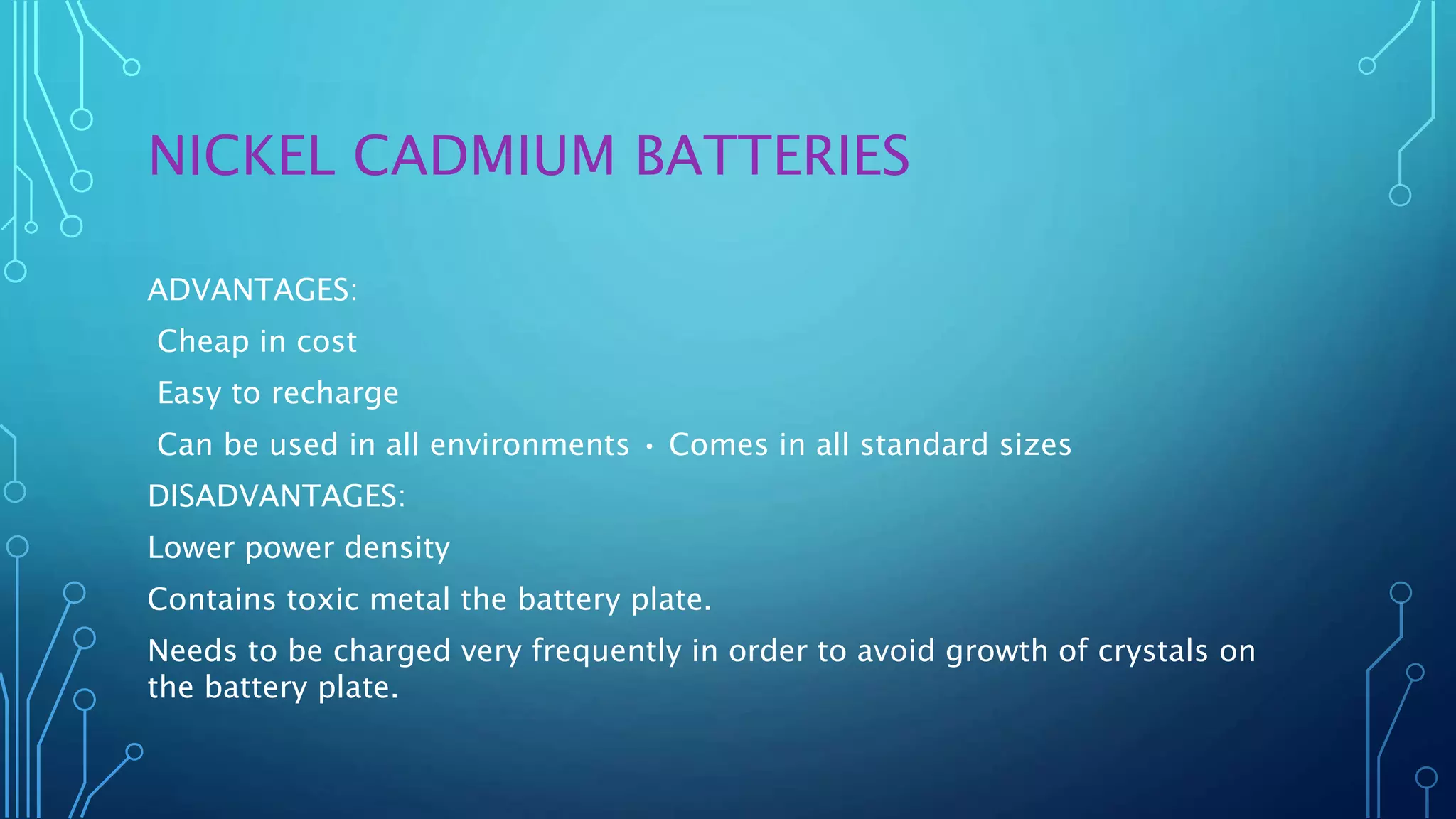 Batteries and their types | PPTX