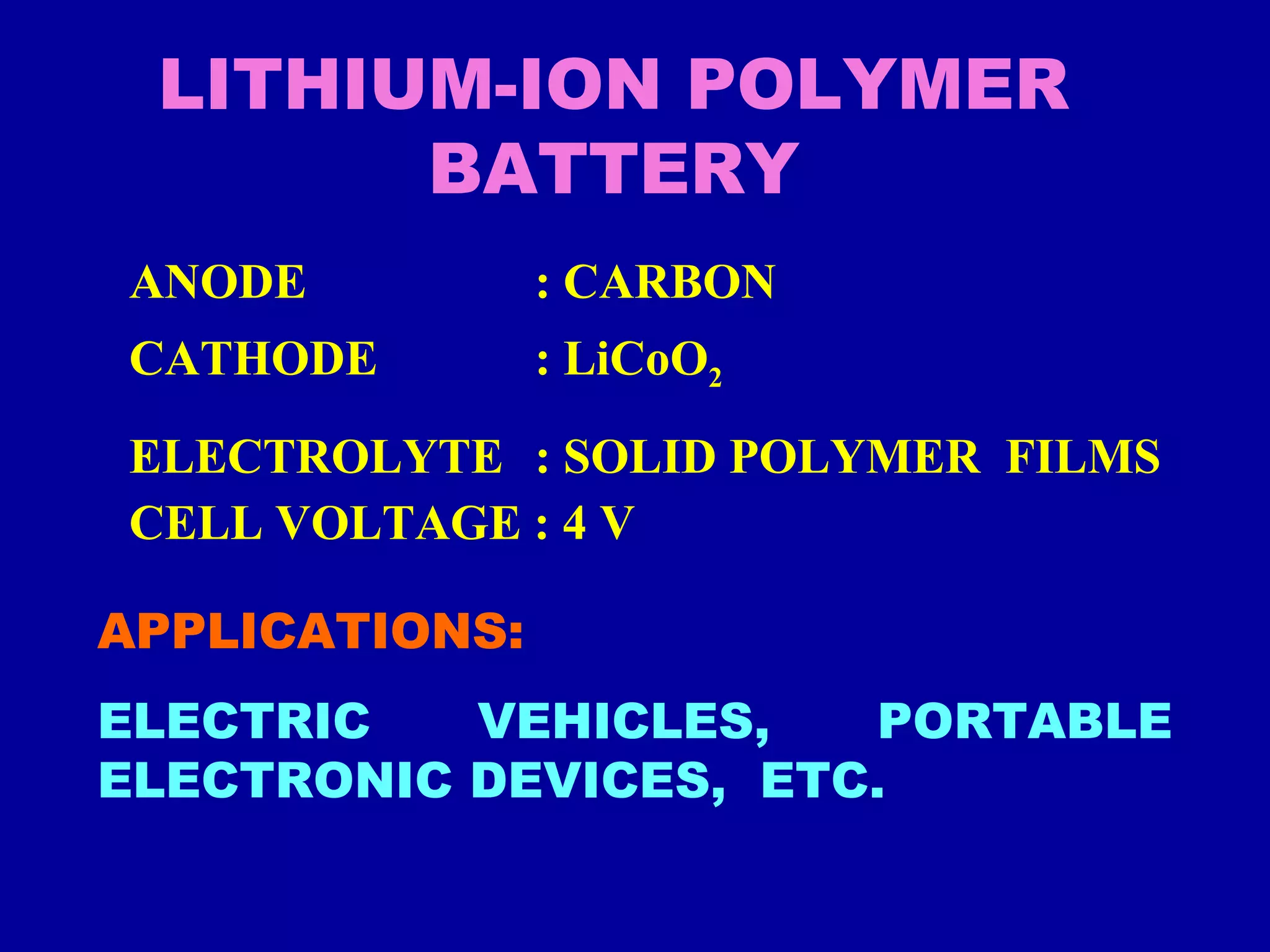 Batteries and types | PPT