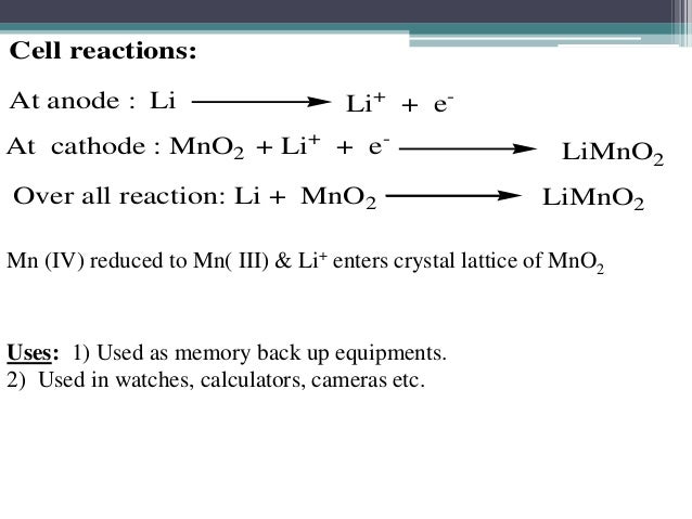 cathode reaction of kcl2