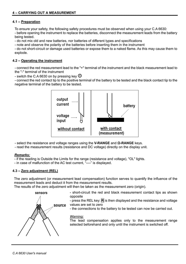 Battery tester manual | PDF