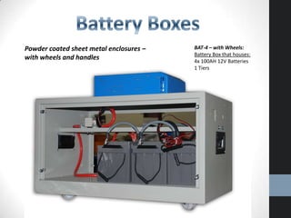 Battery Cabinets, Racks, Enclosures | PPTX