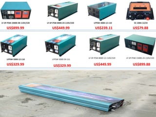 LF-SP-PSW-10000-48-110V/220 LF-SP-PSW-8000-24-110V/220 LFPSW-3000-12-110
US$899.99 US$449.99 US$239.11
SC-100A-12/24
US$79.88
LFPSW-5000-12-110
US$329.99
LFPSW-5000-24-110US$329.99
US$329.99
LF-SP-PSW-8000-12-110V/220
US$449.99
LF-SP-PSW-15000-24-110V/220
US$899.88
 