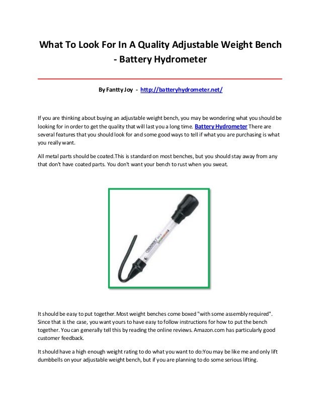 Battery Hydrometer