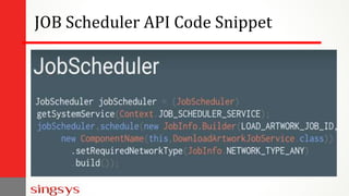 JOB Scheduler API Code Snippet
 