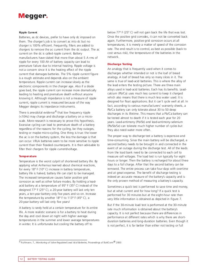 Battery Testing Guide