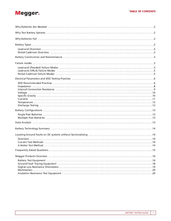 Battery Testing Guide