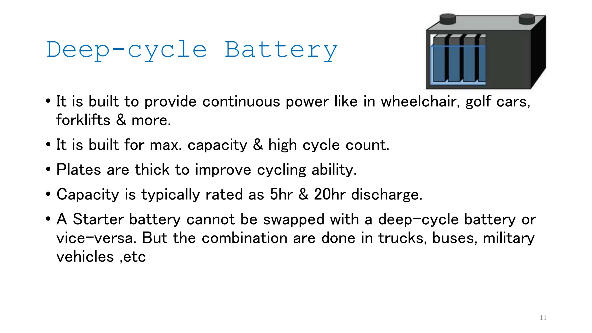 Different Types of Battery and its description | PPTX