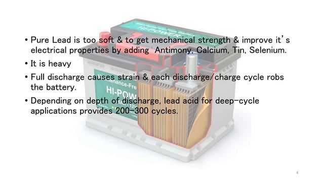 Different Types of Battery and its description | PPTX | Power and ...