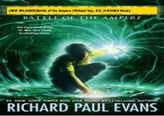[NEW RELEASES]Battle of the Ampere (Michael Vey, #3) |E-BOOKS library
 