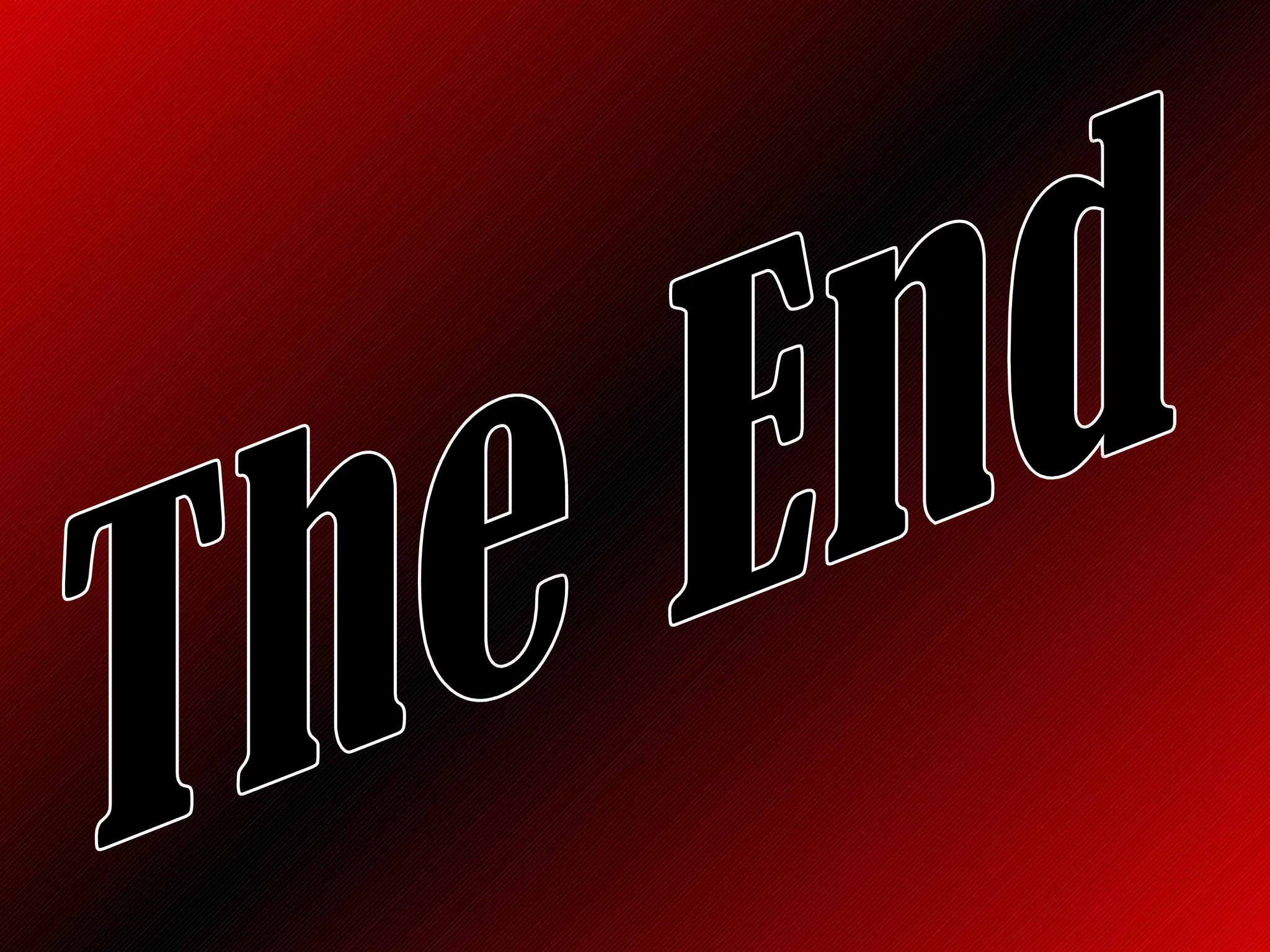 The End 
