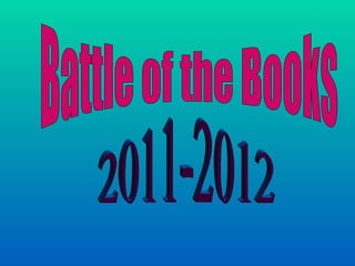 Battle of the Books 2011-2012 