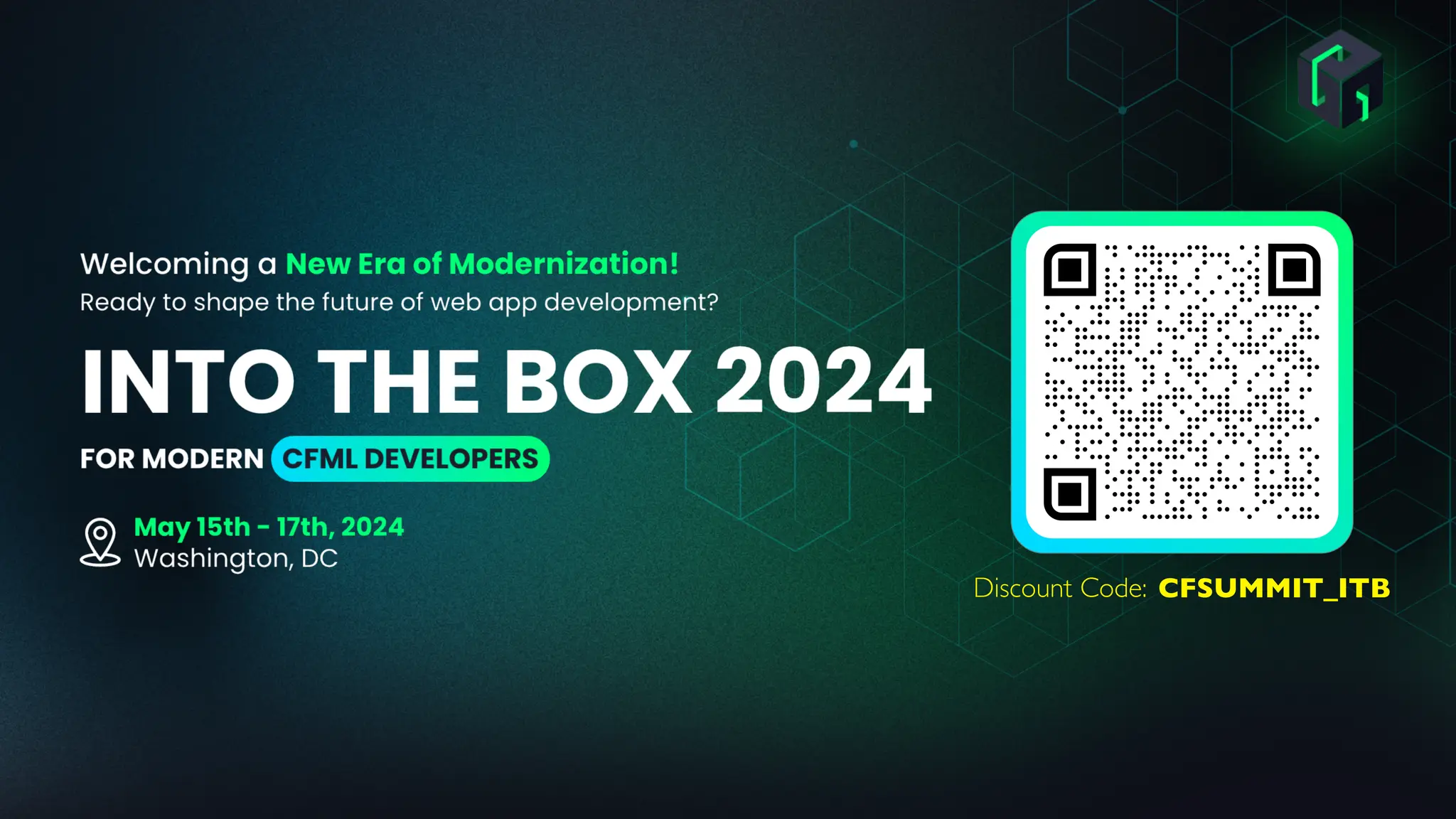 Discount Code: CFSUMMIT_ITB
 