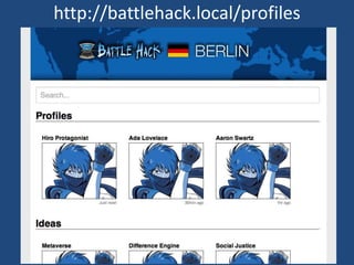 http://battlehack.local/profiles
 