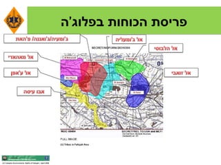 ‫הכוחות‬ ‫פריסת‬‫בפלוג‬'‫ה‬
 