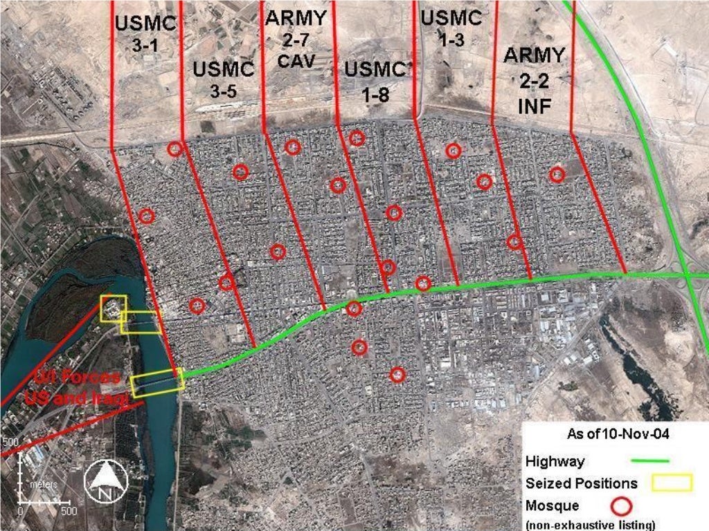 Battle of Fallujah review of the two battles, conduct and