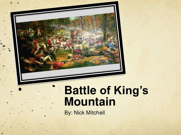 Battle of king's mountain2