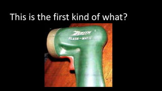 This is the first kind of what?
 