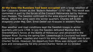 Battle of Poltava 8 july 1709 | PPT