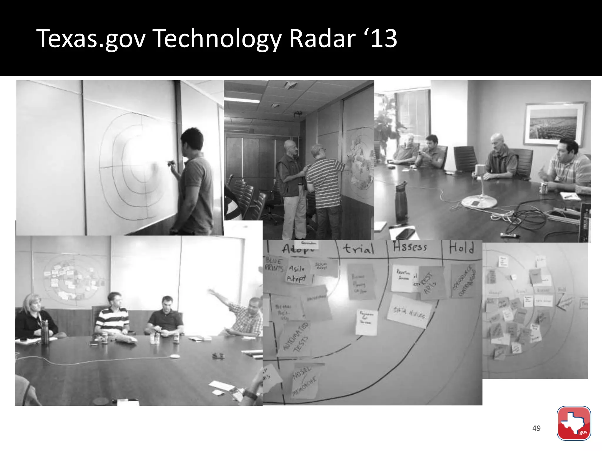 49
Texas.gov Technology Radar ‘13
 