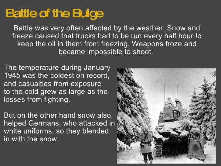 Battle Of The Bulge
