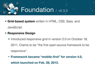 Battle of the Front-End Frameworks: Bootstrap vs. Foundation