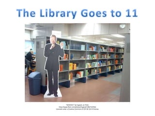 The Library Goes to 11 “Shhhhhh!” by hugovk, on Flickr,  http://www.flickr.com/photos/hugovk/1482710764/ Licensed under a Creative Commons CC BY-NC-SA 2.0 license. 