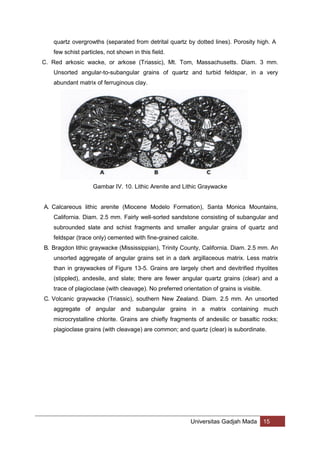 Subangle Rocks Batuan sedimen klastik | PDF