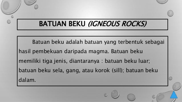 Batuan & Tektonisme Geografi Kelas X