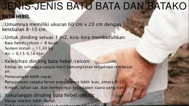 Batu bata dan batako